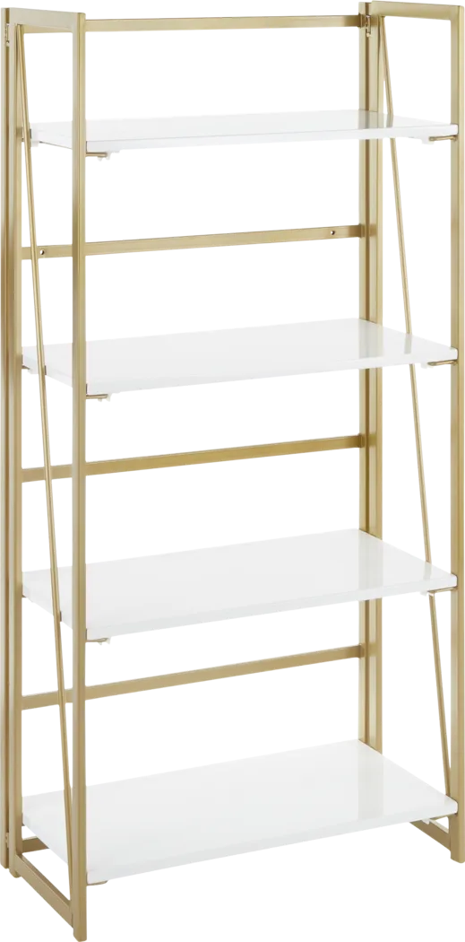 Fourche White Bookcase - Thumbnail - Image 1