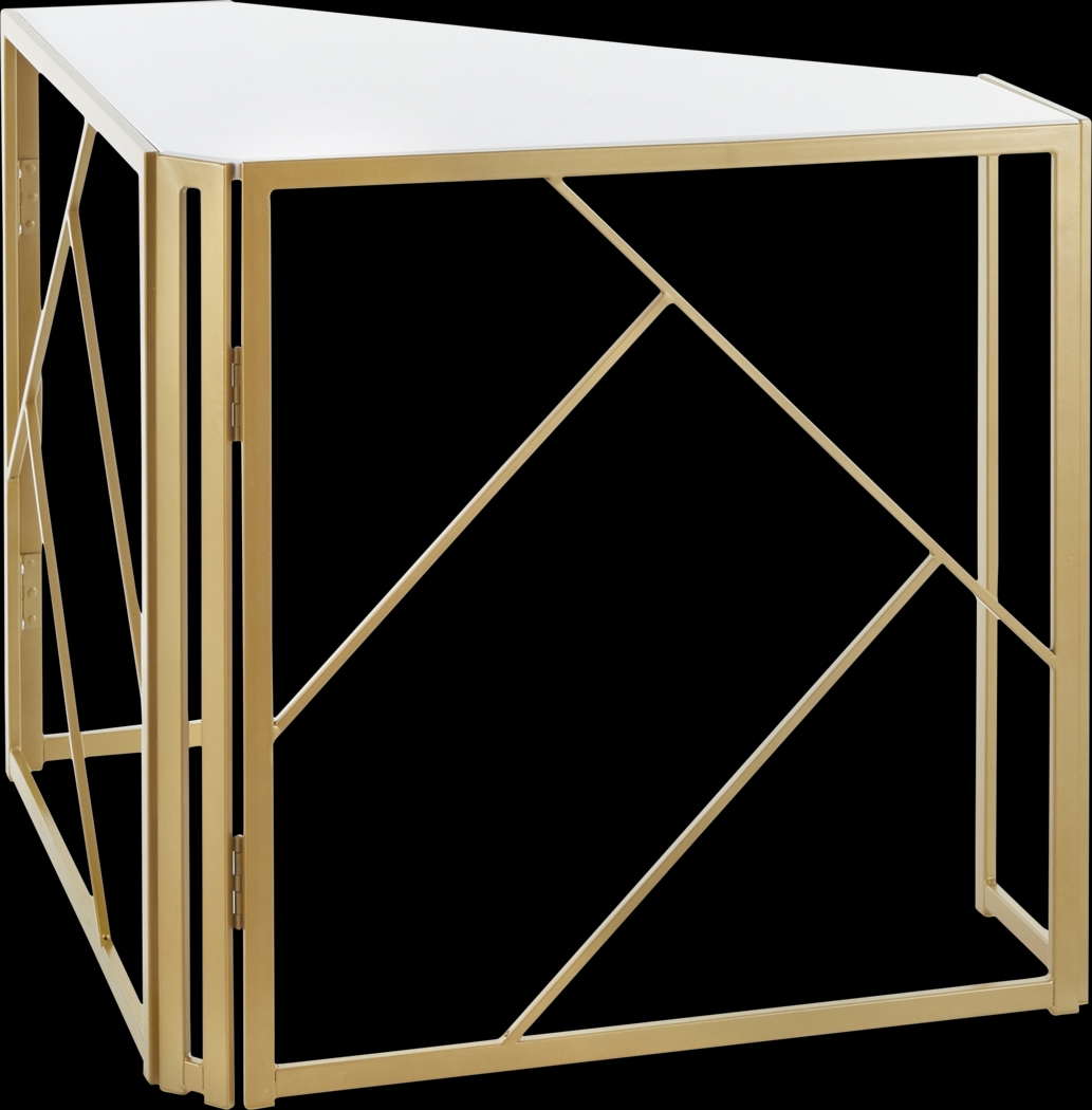 Fourche White Corner Desk - Thumbnail - Image 3