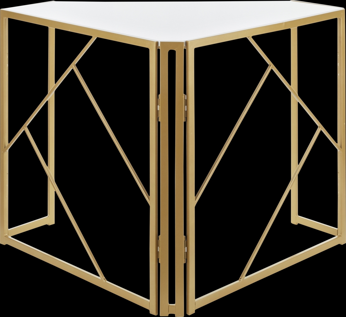 Fourche White Corner Desk - Thumbnail - Image 4