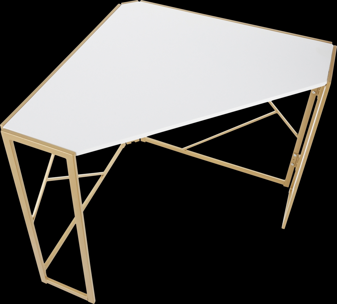 Fourche White Corner Desk - Thumbnail - Image 6