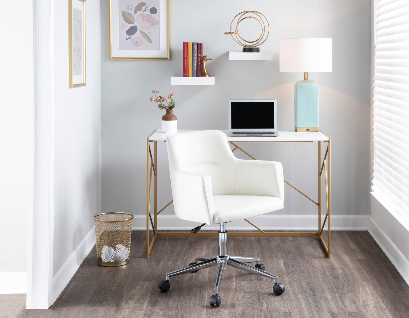 Fourche White Desk - Thumbnail - Image 11