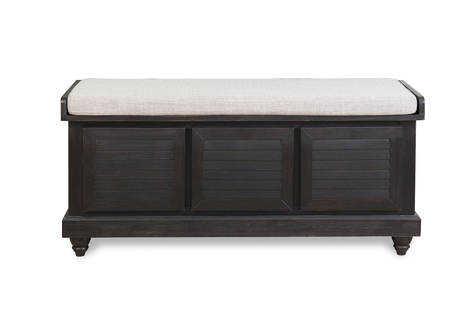 Fourwood Black Storage Bench - Thumbnail - Image 4