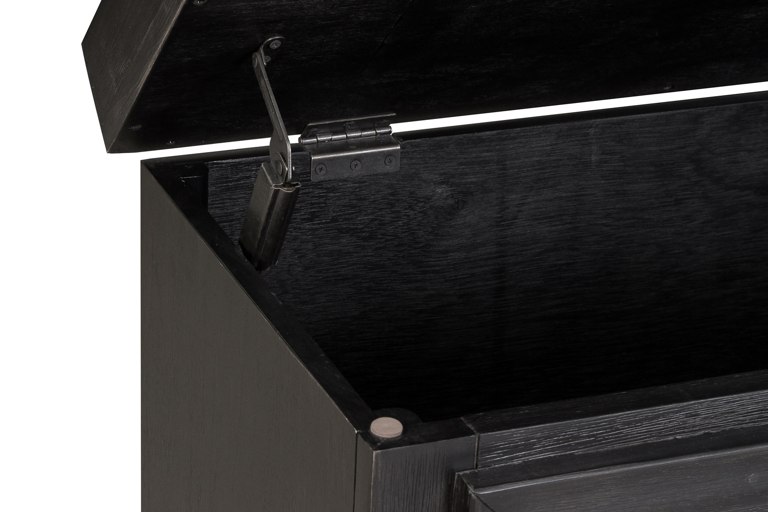 Fourwood Black Storage Bench - Thumbnail - Image 5