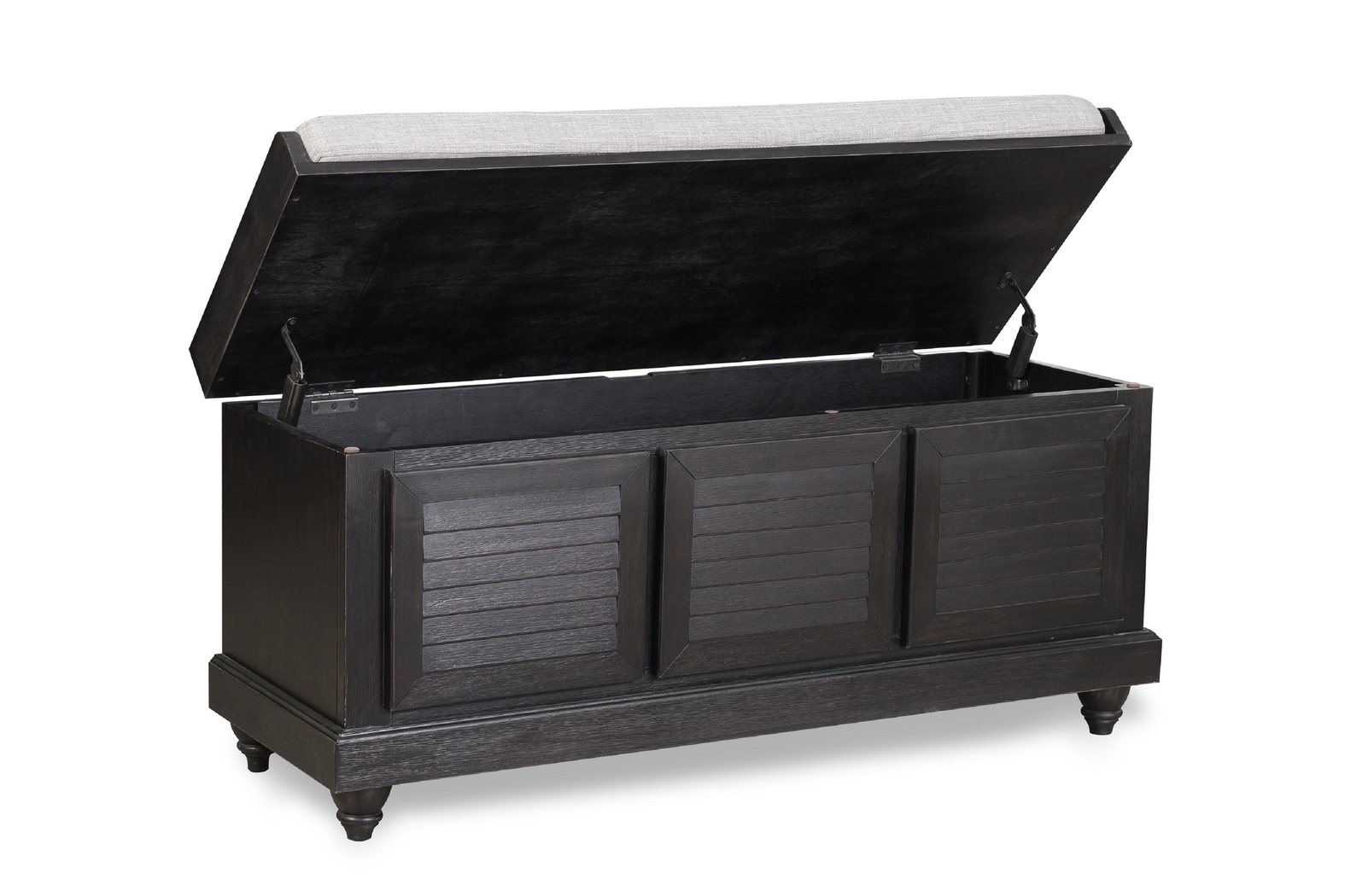Fourwood Black Storage Bench - Thumbnail - Image 6