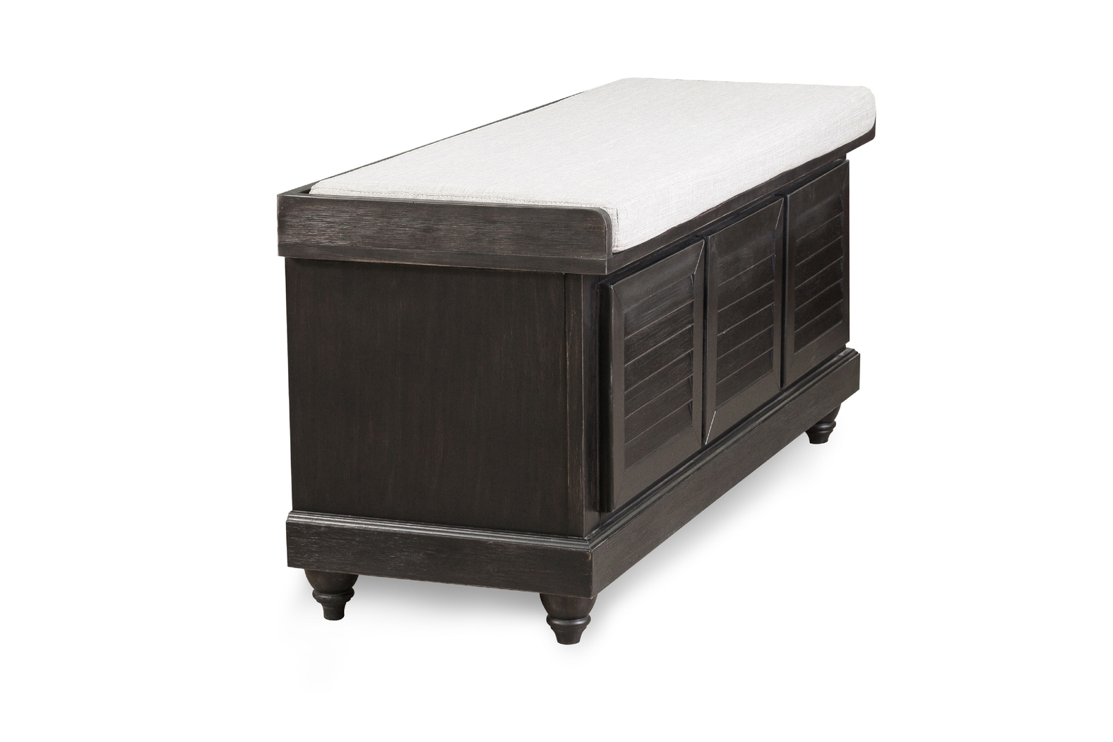 Fourwood Black Storage Bench - Thumbnail - Image 7