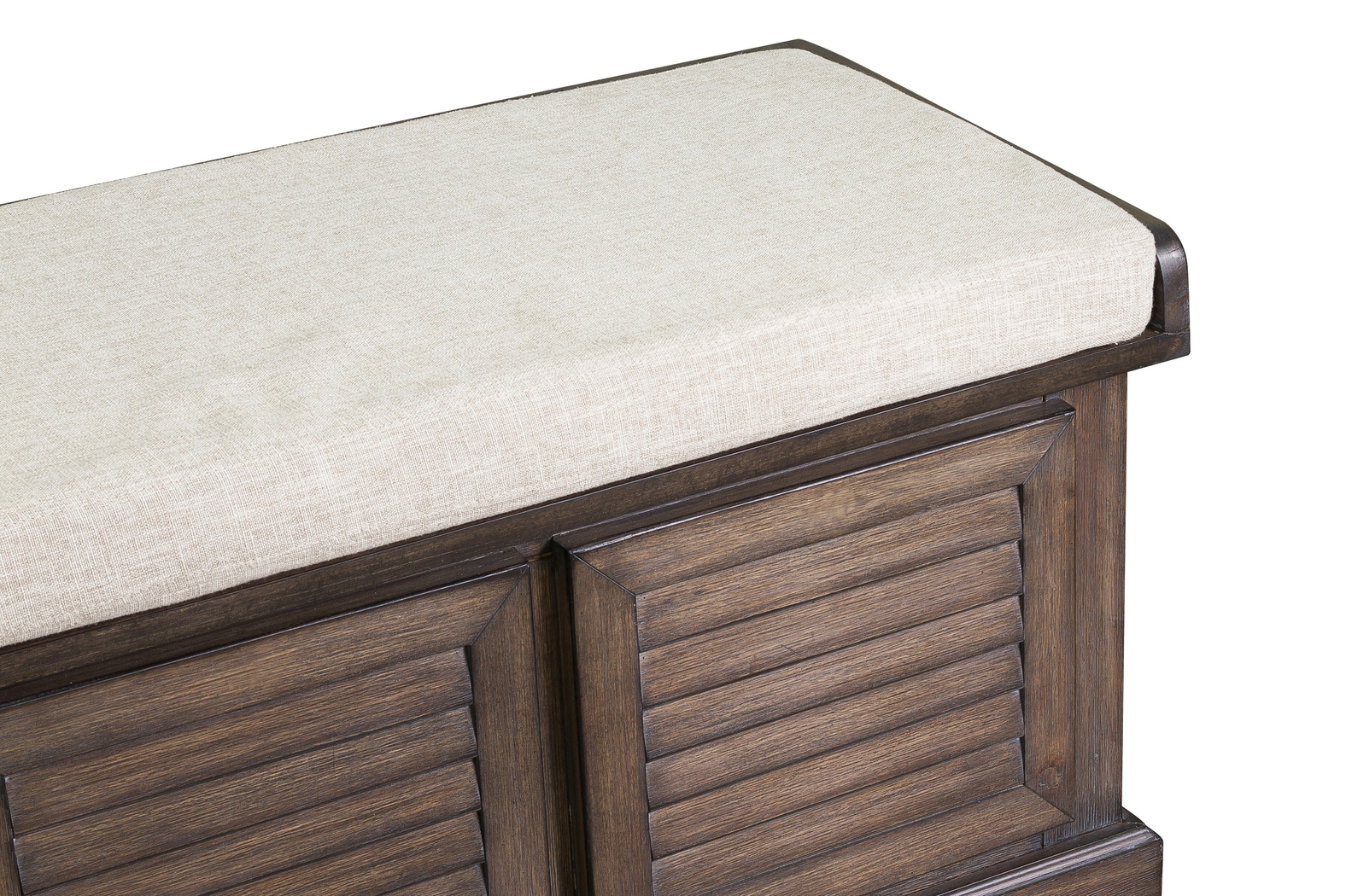 Fourwood Brown Storage Bench - Thumbnail - Image 3
