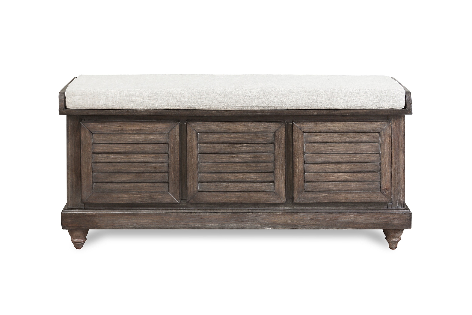 Fourwood Brown Storage Bench - Thumbnail - Image 4
