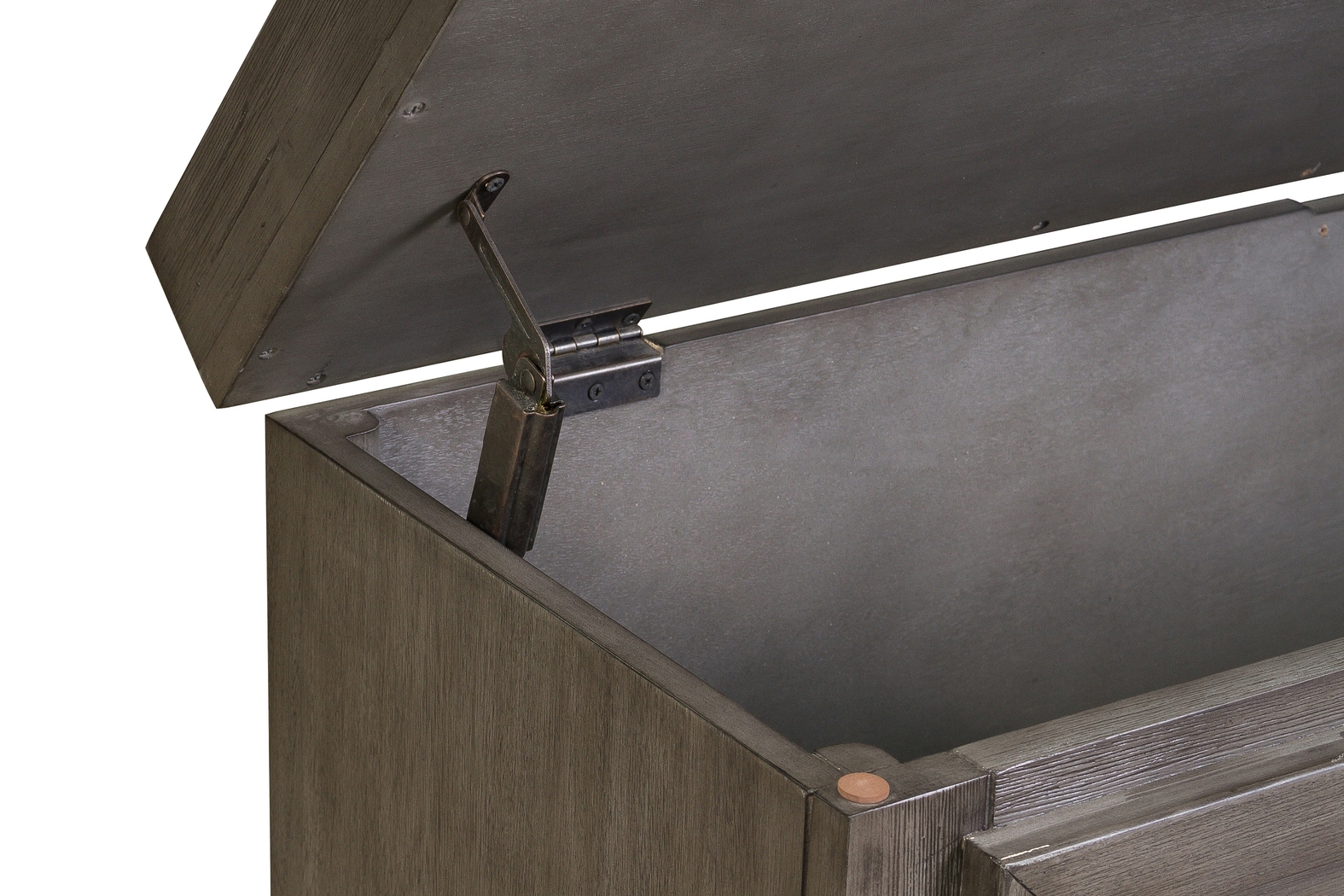 Fourwood Gray Storage Bench - Thumbnail - Image 5