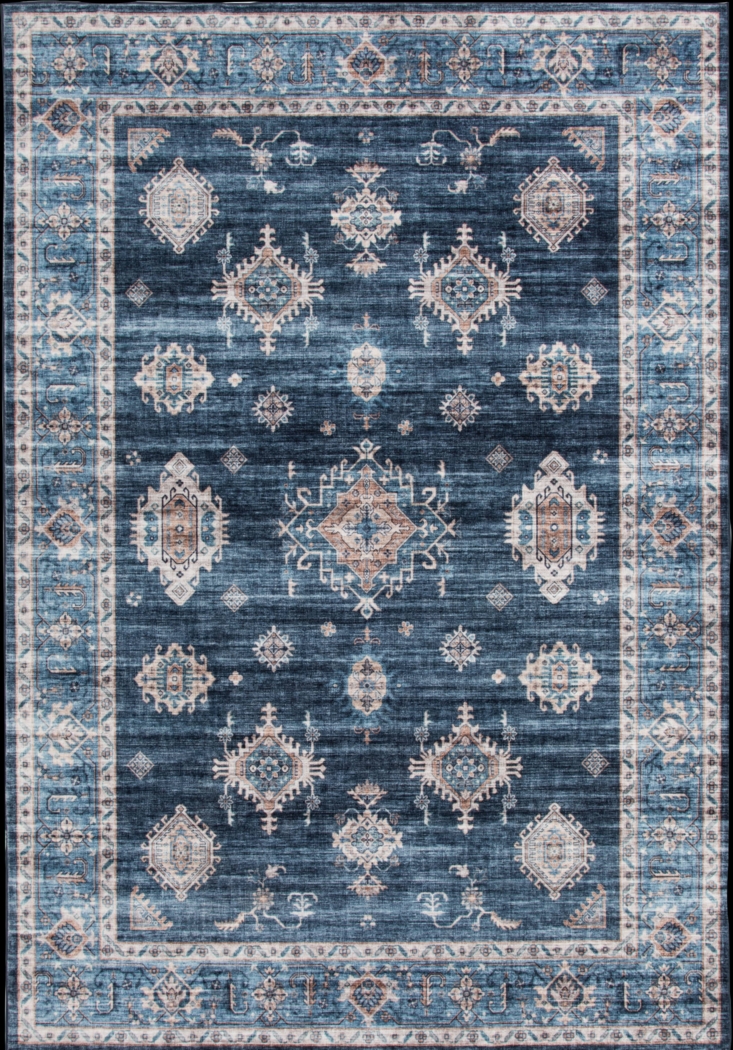 Foutch Navy 7'5 x 9'5 Rug - Thumbnail - Image 1
