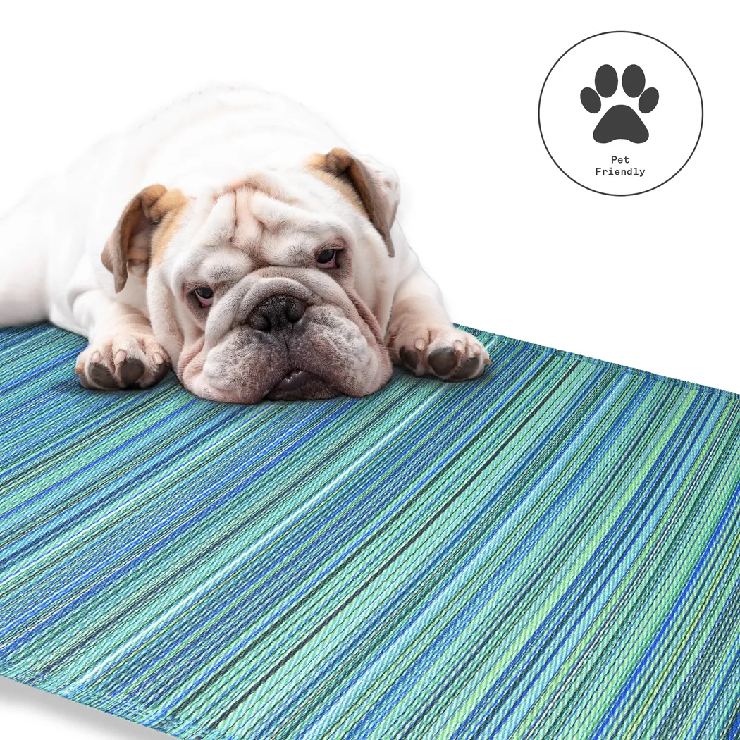 Fovom Multi 4' x 6' Indoor/Outdoor Rug - Thumbnail - Image 3