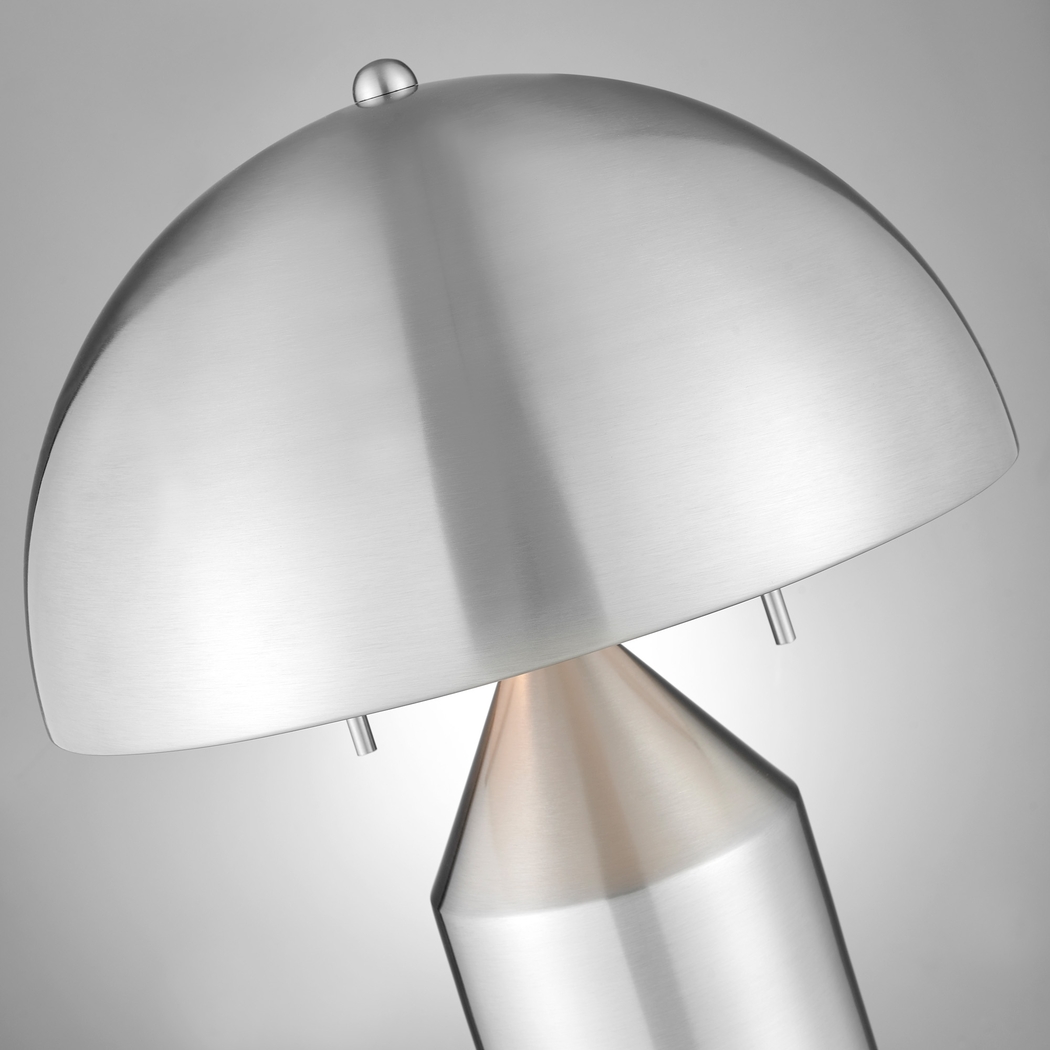 Fowler Bend Nickel Lamp - Thumbnail - Image 3