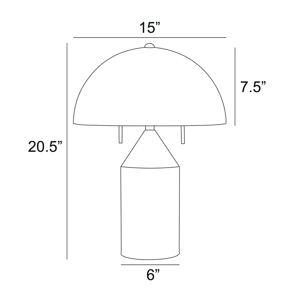Fowler Bend Nickel Lamp - Thumbnail - Image 4