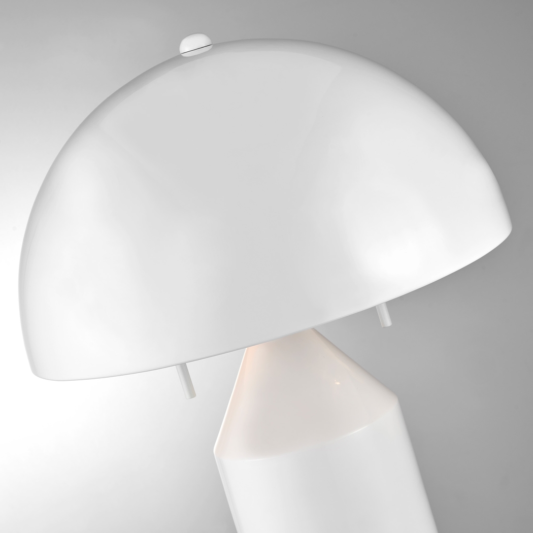 Fowler Bend White Lamp - Thumbnail - Image 3