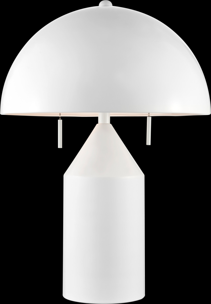 Fowler Bend White Lamp - Thumbnail - Image 1