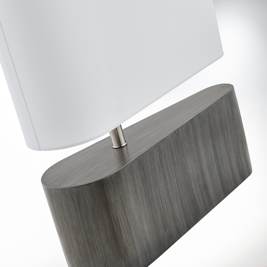 Fox Brush Point Charcoal Table Lamp - Thumbnail - Image 3