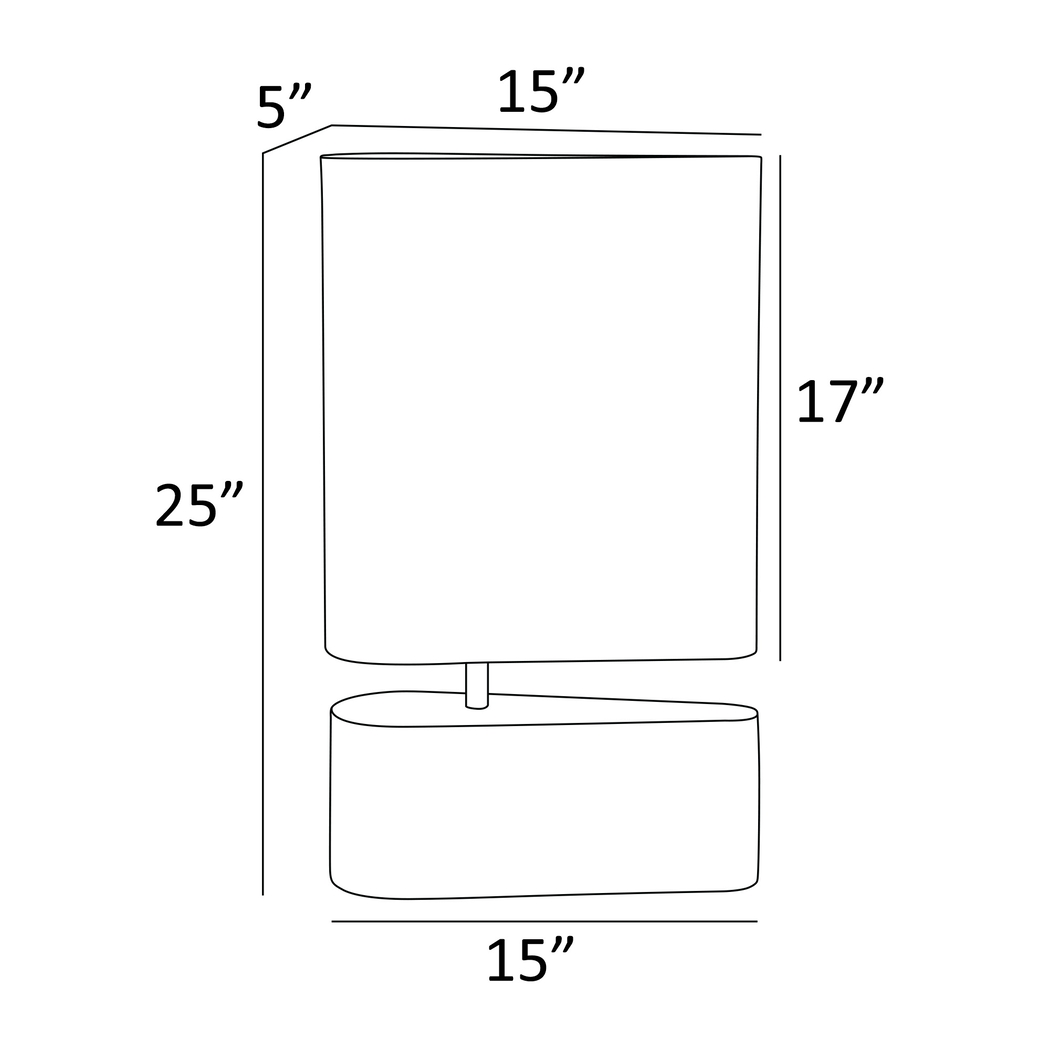 Fox Brush Point Charcoal Table Lamp - Thumbnail - Image 5