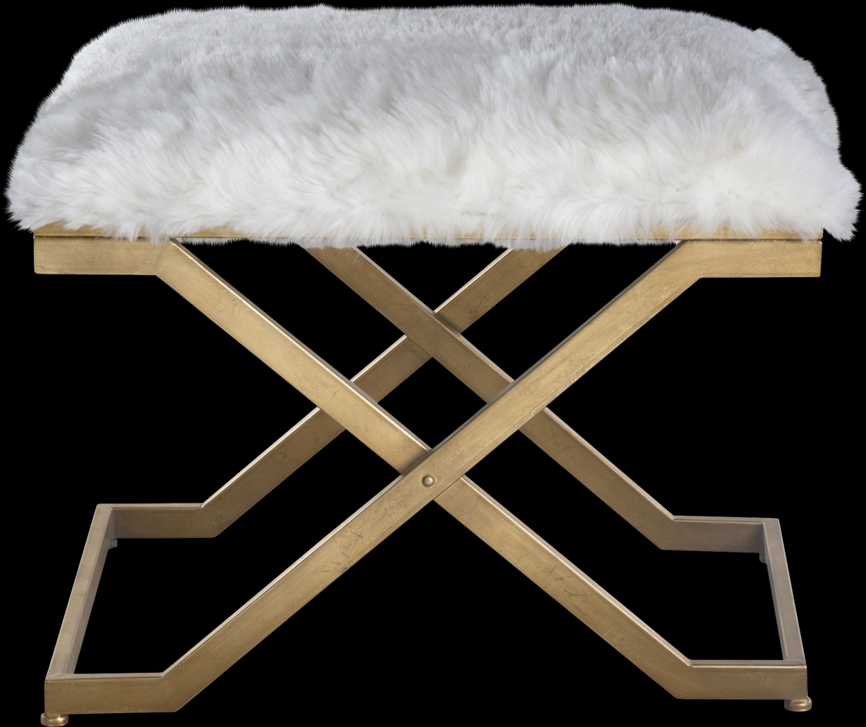 Foxall White Accent Bench - Thumbnail - Image 1