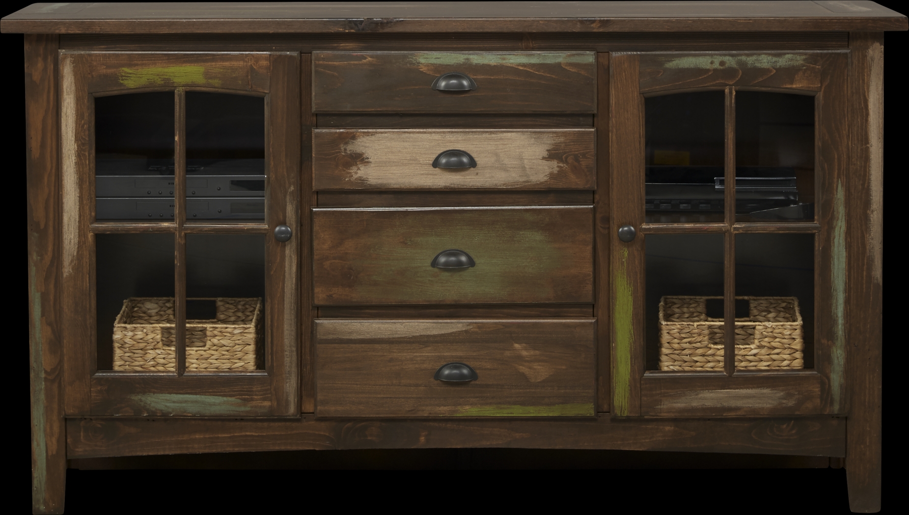 Foxborough Brown 62.5 in. Console - Thumbnail - Image 3