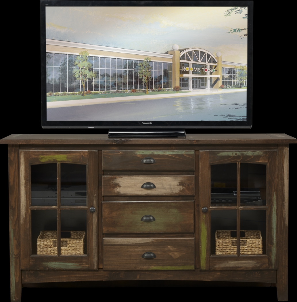 Foxborough Brown 62.5 in. Console - Thumbnail - Image 1