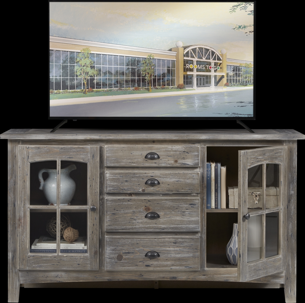 Foxborough Gray 62.5 in. Console - Thumbnail - Image 2