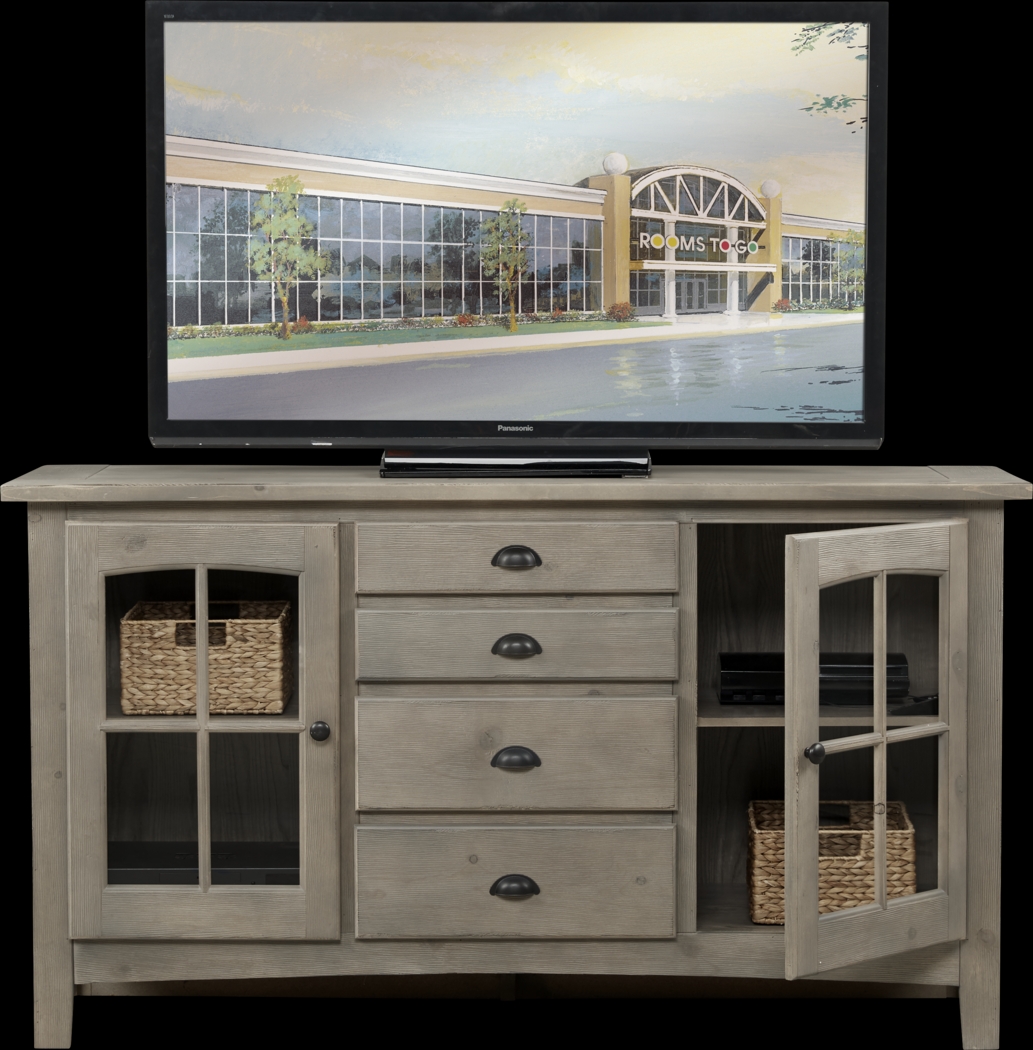 Foxborough Gray 62.5 in. Console - Thumbnail - Image 2