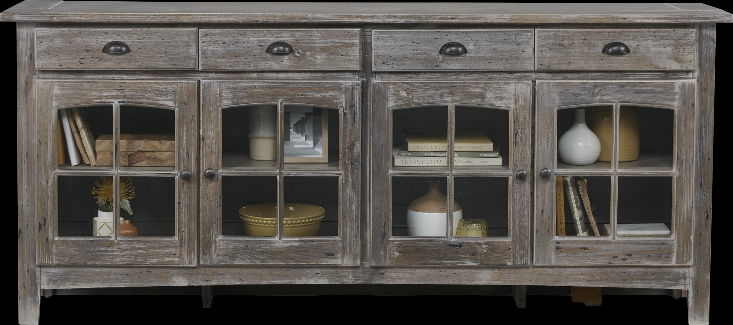 Foxborough Gray 80 in. Console - Thumbnail - Image 3