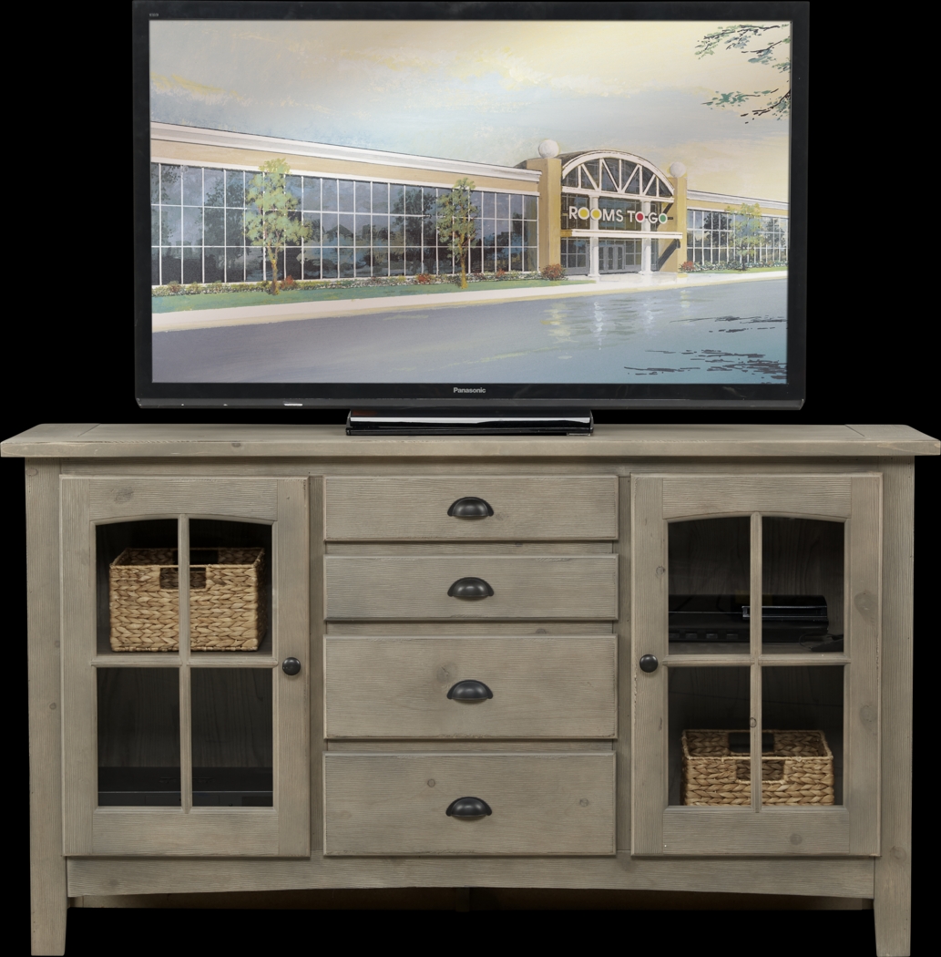 Foxborough Gray 62.5 in. Console - Thumbnail - Image 1