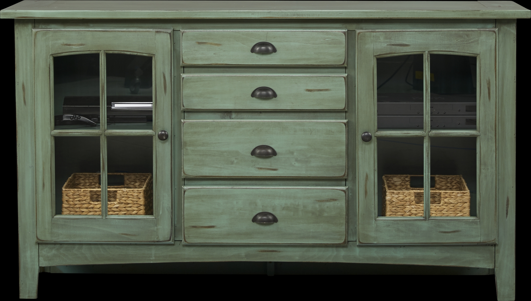 Foxborough Turquoise 62.5 in. Console - Thumbnail - Image 3