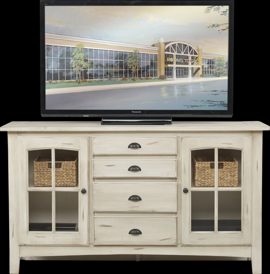Foxborough White 62.5 in. Console - Thumbnail - Image 1
