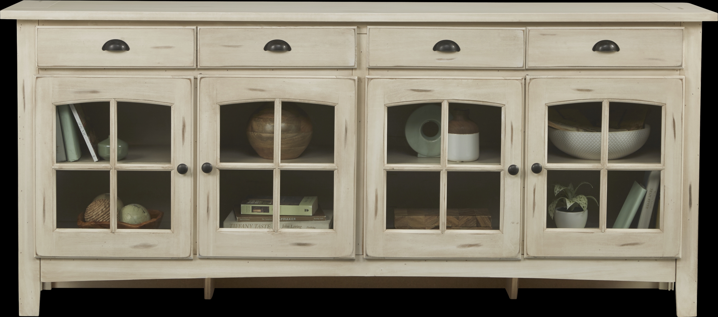 Foxborough White 80 in. Console - Thumbnail - Image 3