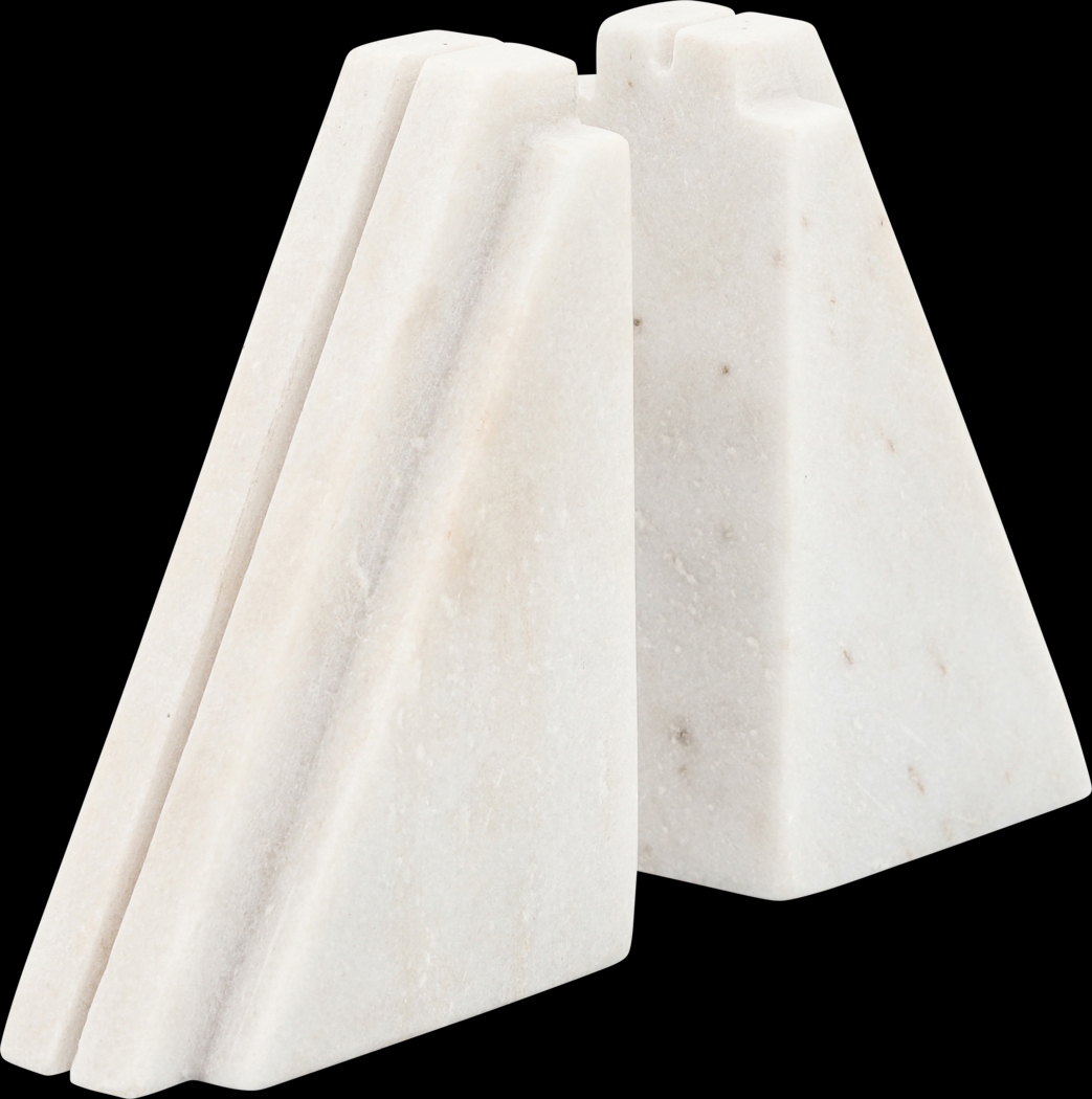 Foxburrow White Bookends - Thumbnail - Image 1