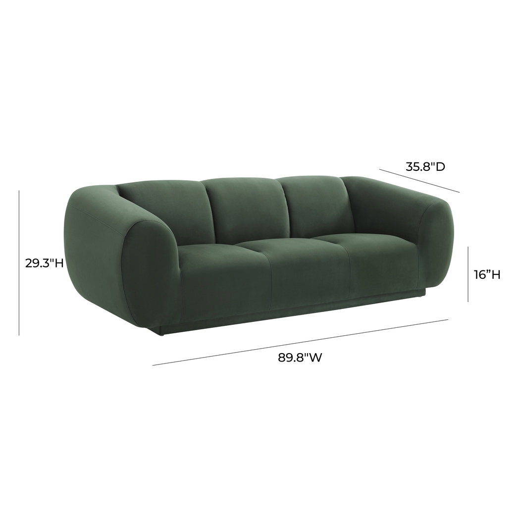 Foxchase Green Sofa - Thumbnail - Image 6