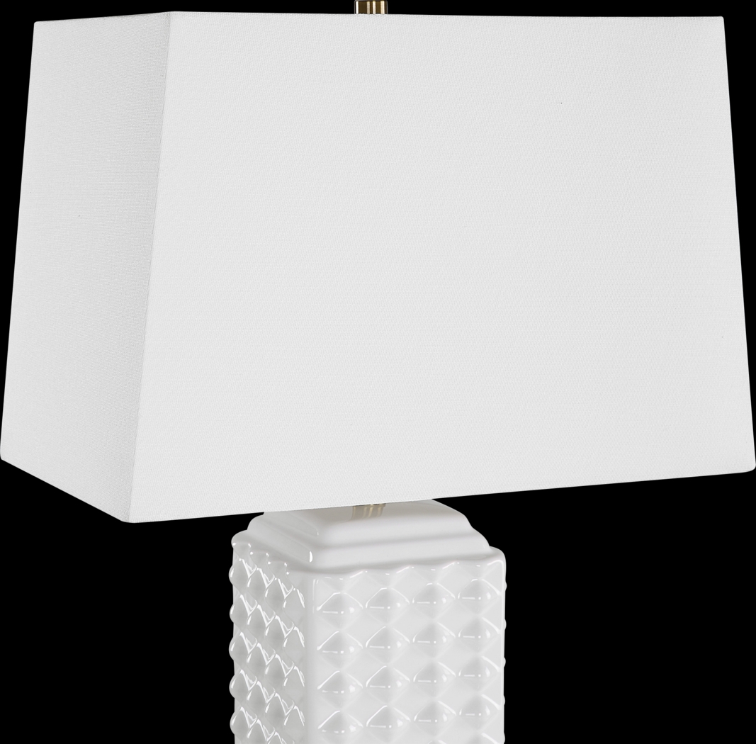 Foxglen Home White Lamp - Thumbnail - Image 6