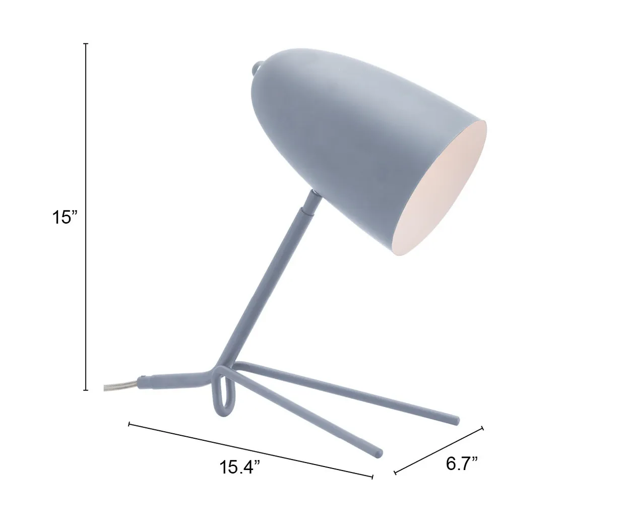 Foxhall Park Gray Lamp - Thumbnail - Image 9