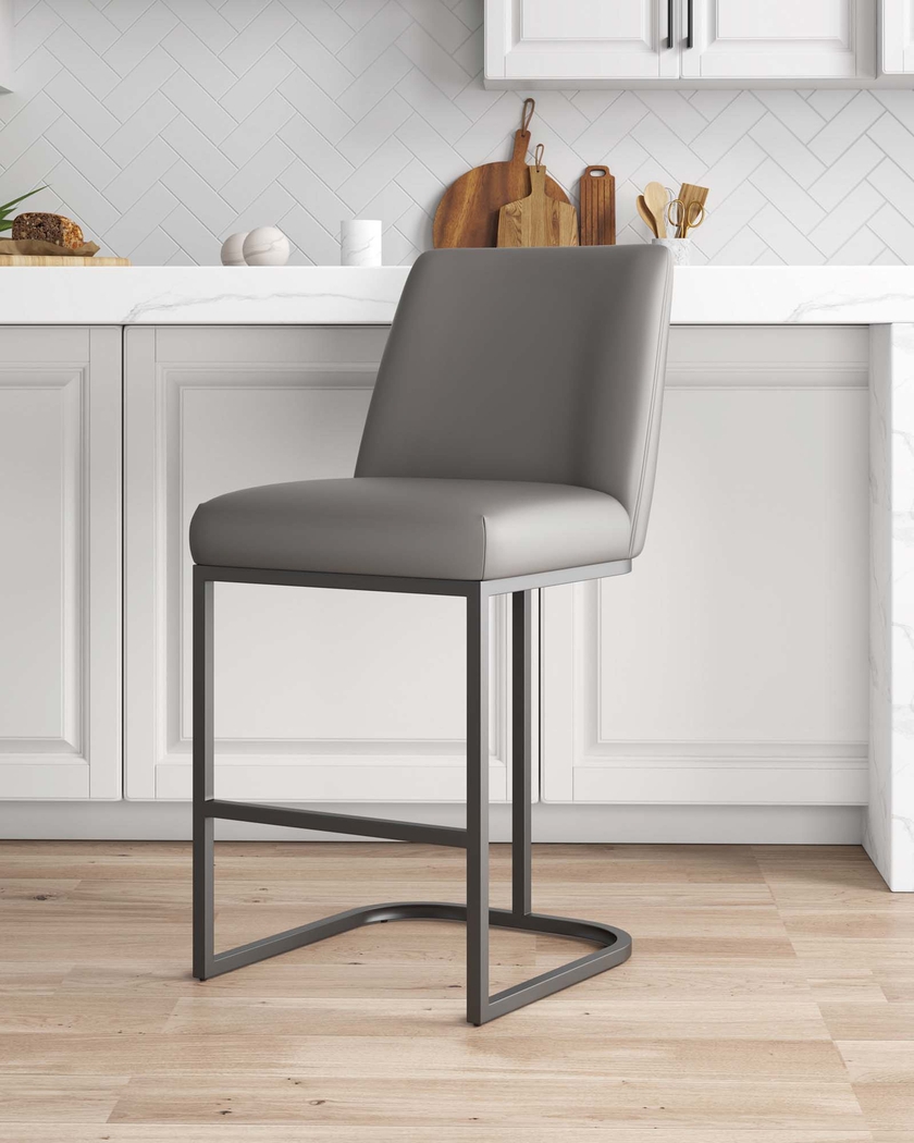 Foxiana Gray Counter Stool - Thumbnail - Image 2