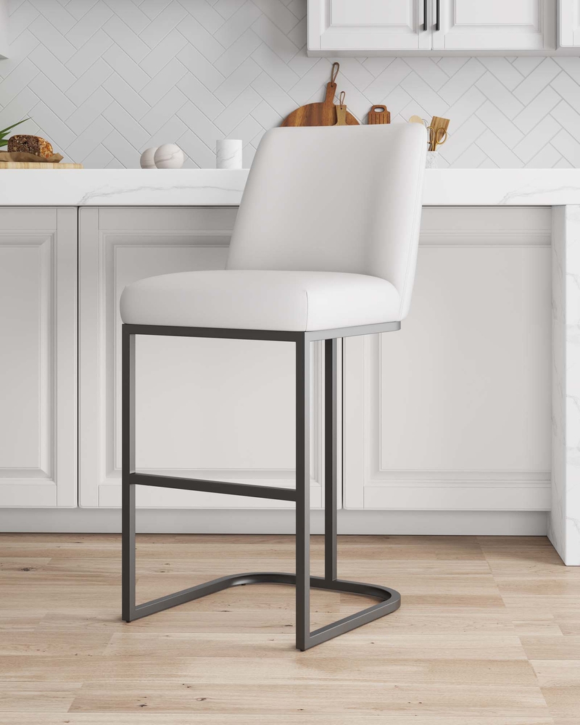 Foxiana White Barstool - Thumbnail - Image 2