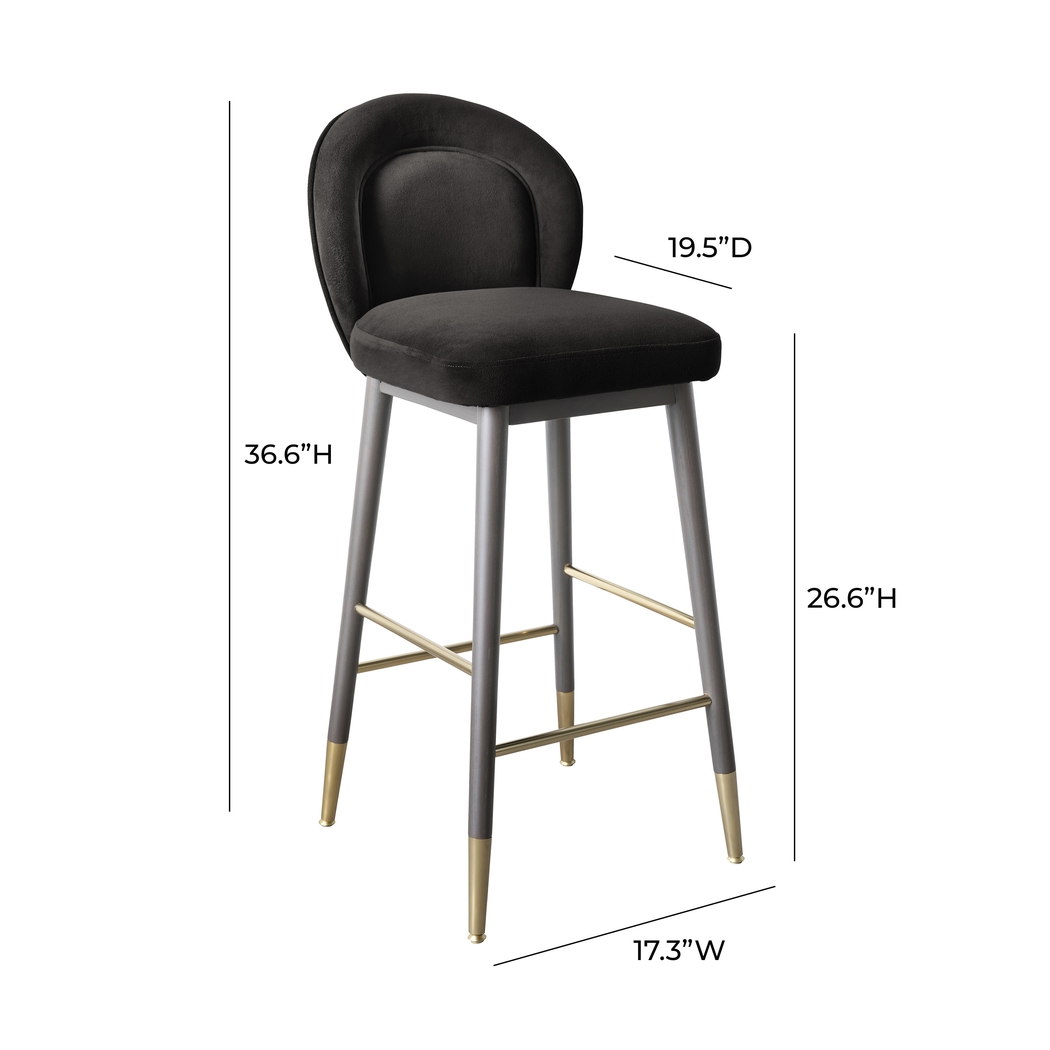 Foxlair Charcoal Counter Stool - Thumbnail - Image 6
