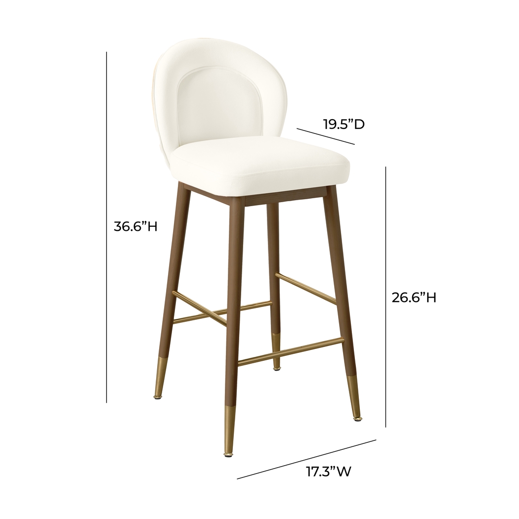 Foxlair Cream Counter Stool - Thumbnail - Image 6