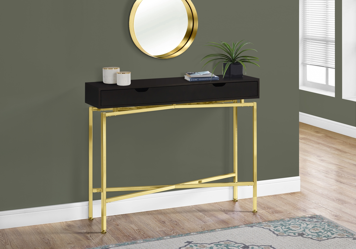 Foxley Cappuccino Sofa Table - Thumbnail - Image 2
