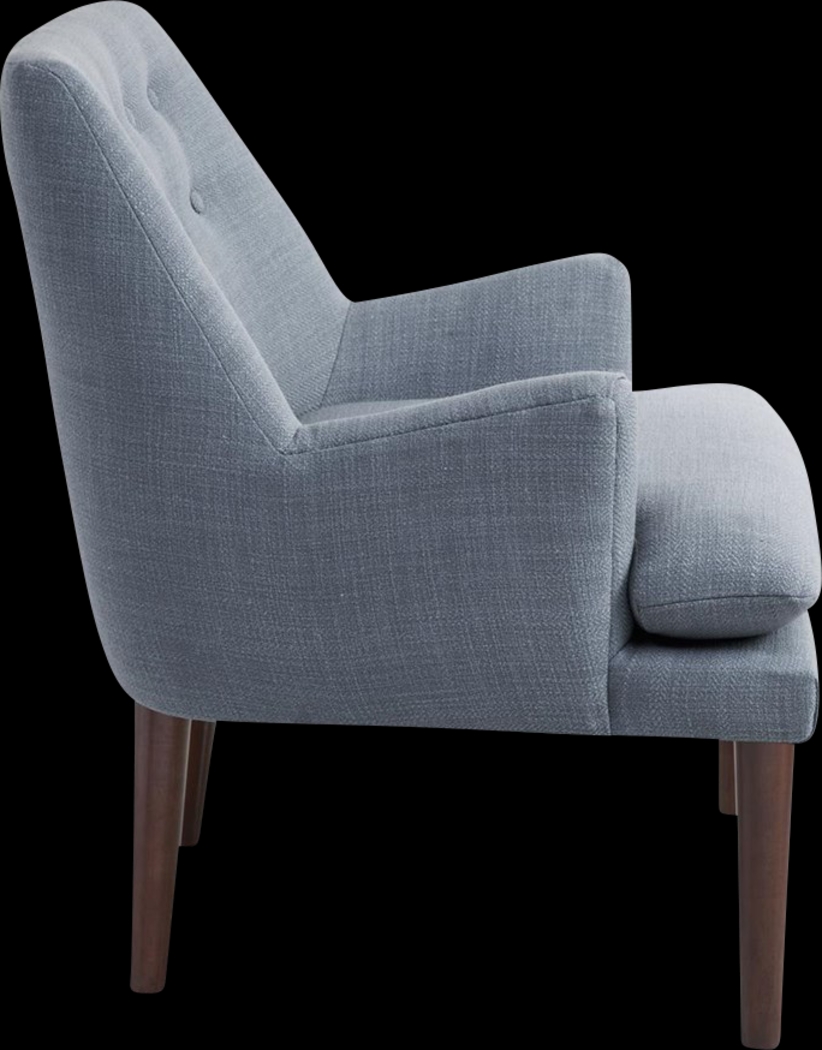 Foxshire Blue Accent Chair - Thumbnail - Image 3