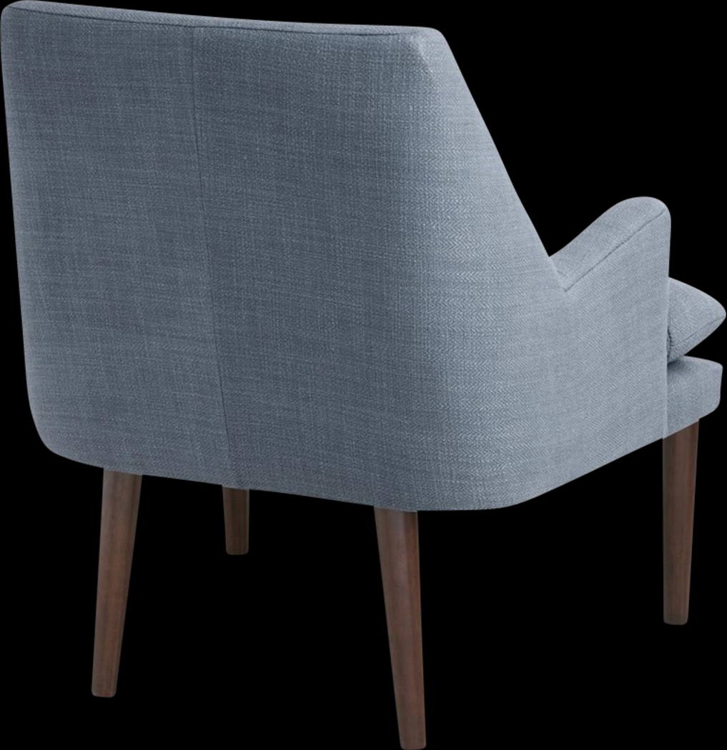 Foxshire Blue Accent Chair - Thumbnail - Image 4