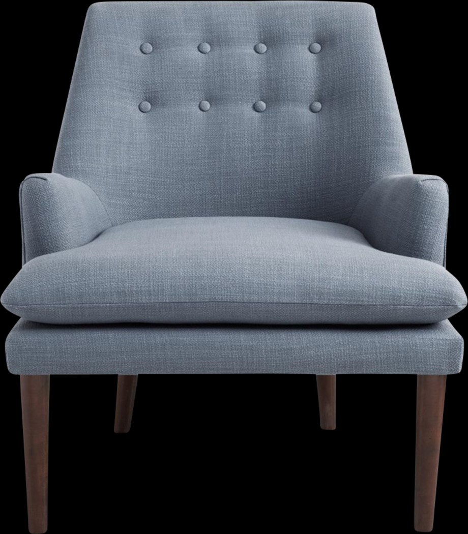 Foxshire Blue Accent Chair - Thumbnail - Image 1