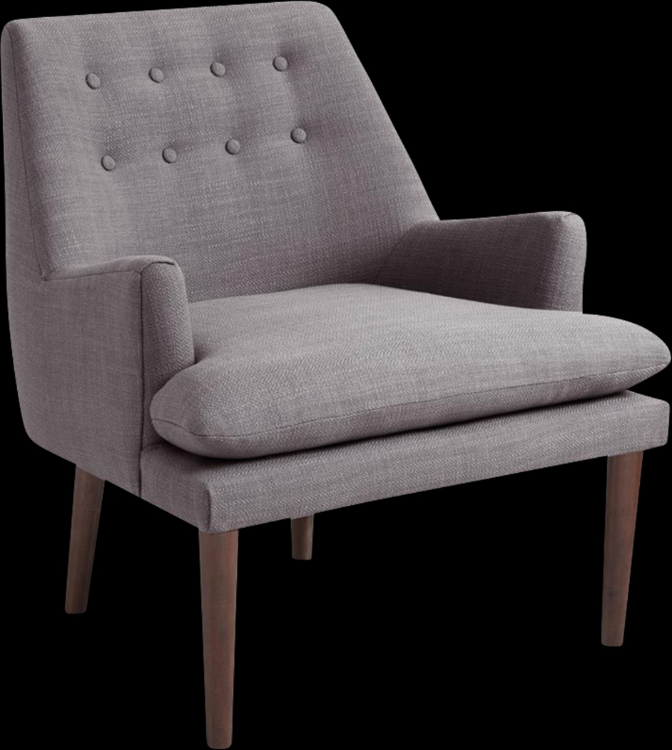 Foxshire Gray Accent Chair - Thumbnail - Image 1