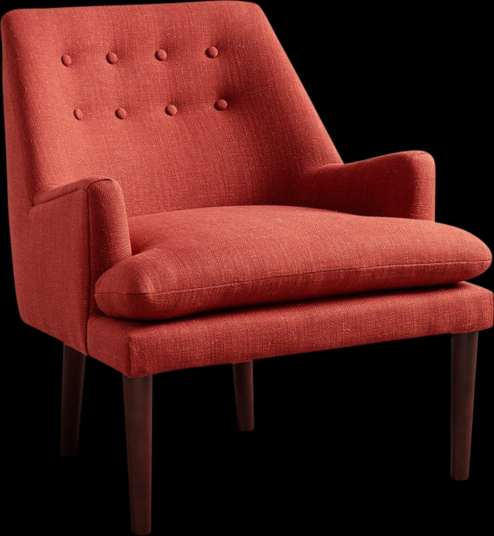 Foxshire Red Accent Chair - Thumbnail - Image 1