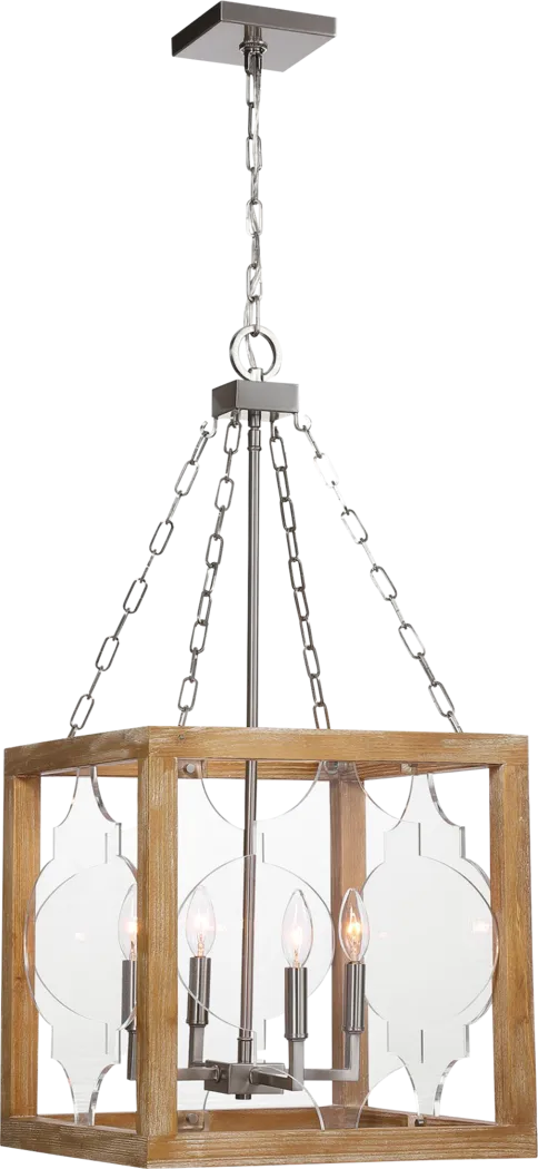 Foxwood Court Wood Pendant - Thumbnail - Image 1