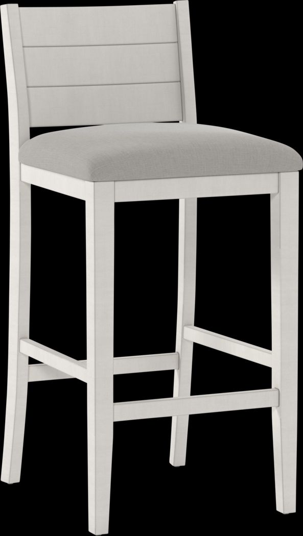 Frailey White Barstool - Thumbnail - Image 1