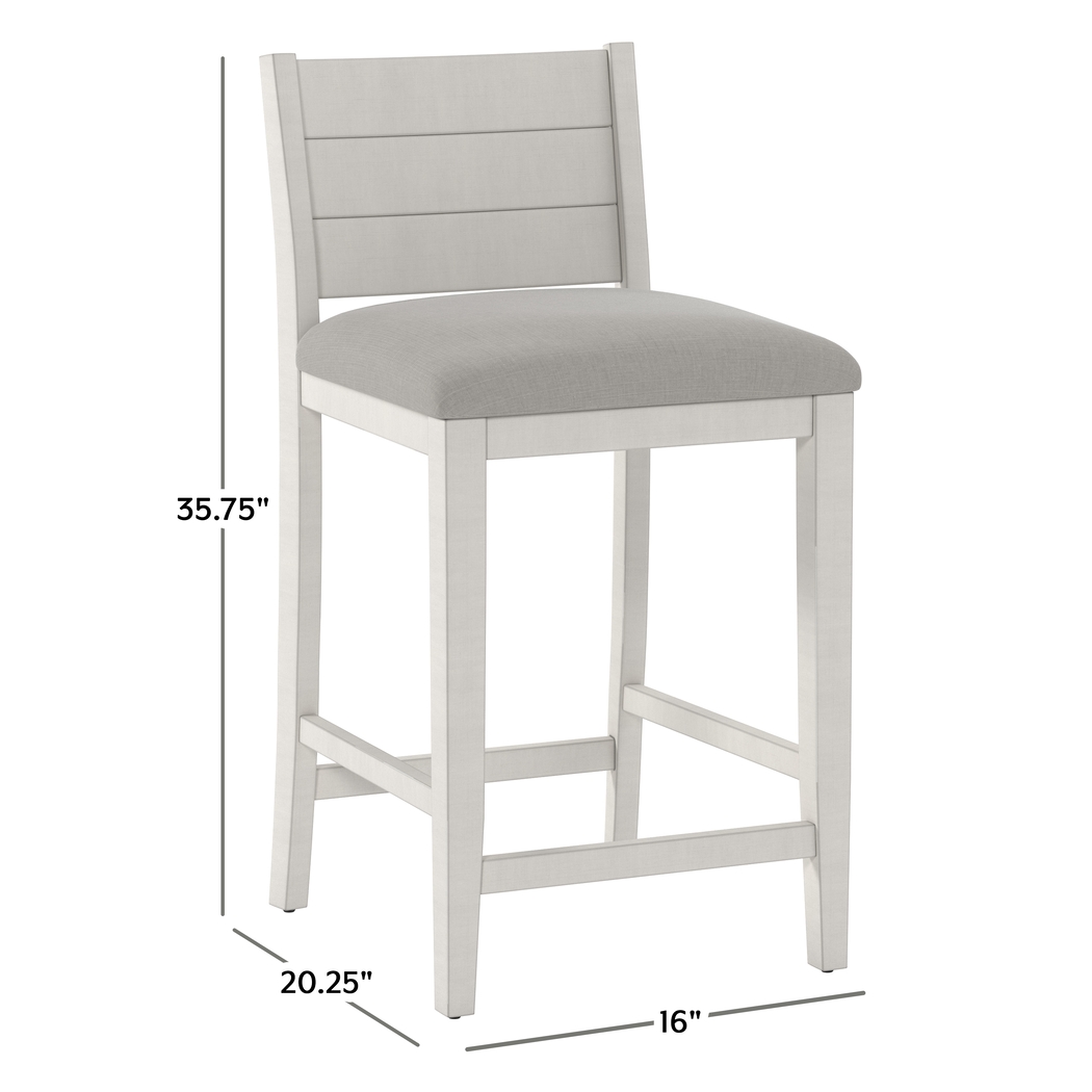 Frailey White Counter Height Stool - Thumbnail - Image 12