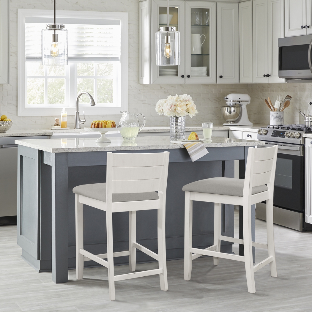 Frailey White Counter Height Stool - Thumbnail - Image 8