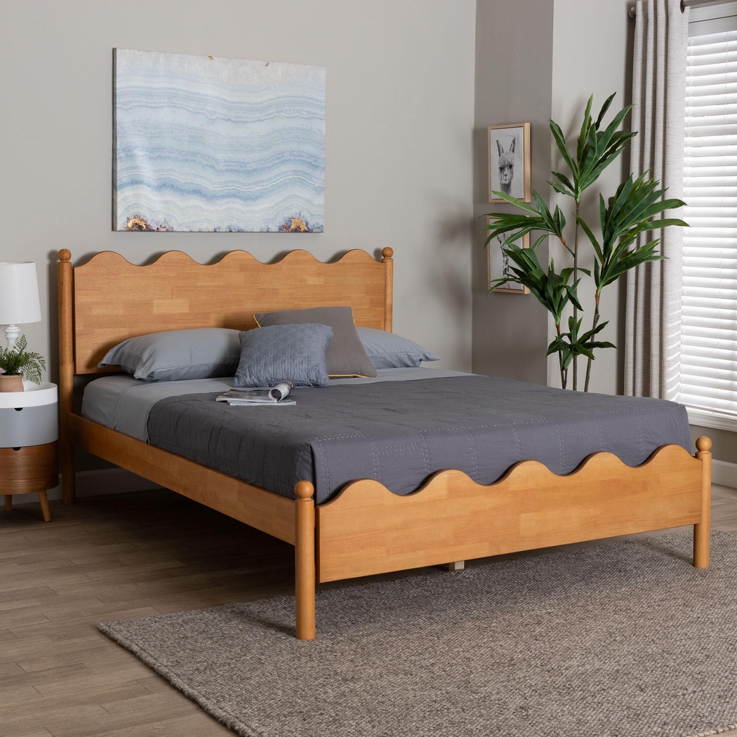 Fraima Brown Queen Bed - Thumbnail - Image 2