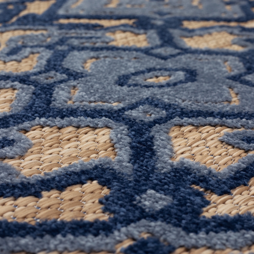 Framingway Blue 6' x 9' Indoor/Outdoor Rug - Thumbnail - Image 7